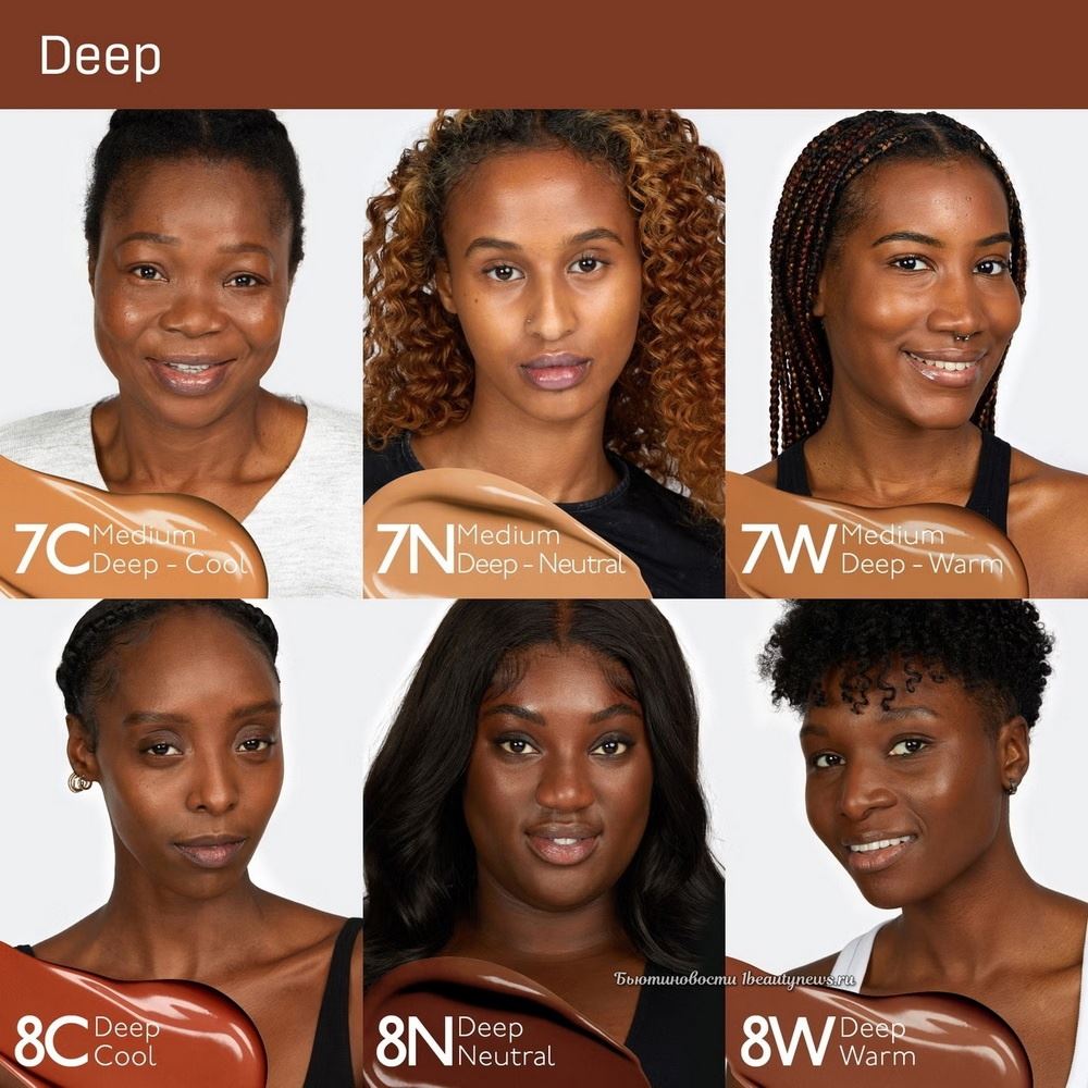 By Terry Brightening CC Foundation 2024 - Swatches