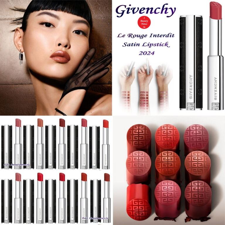 Новая линия губных помад Givenchy Le Rouge Interdit Satin Lipstick 2024